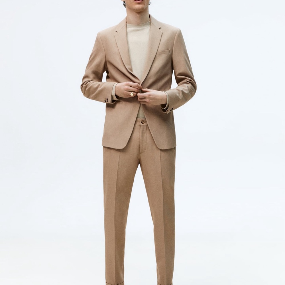 Zara textured suit